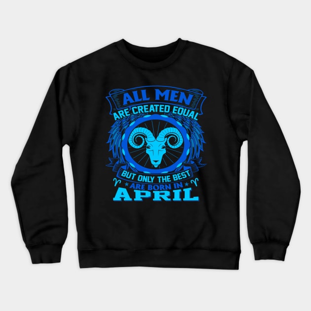 Zodiac Sign Aries Crewneck Sweatshirt by Lin-Eve